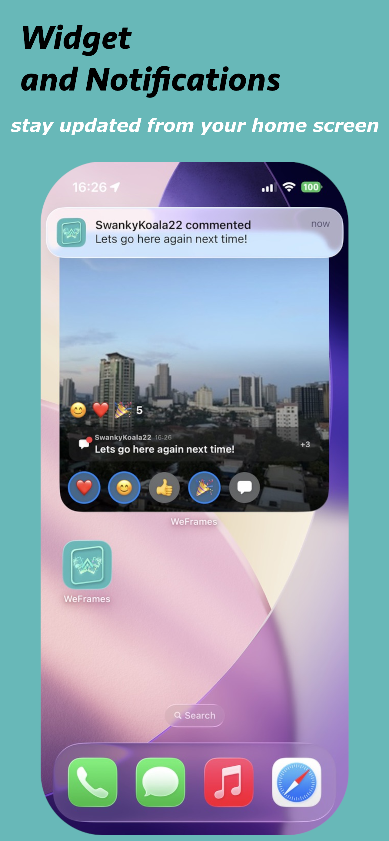 Daily photo selection from an Apple Shared Album